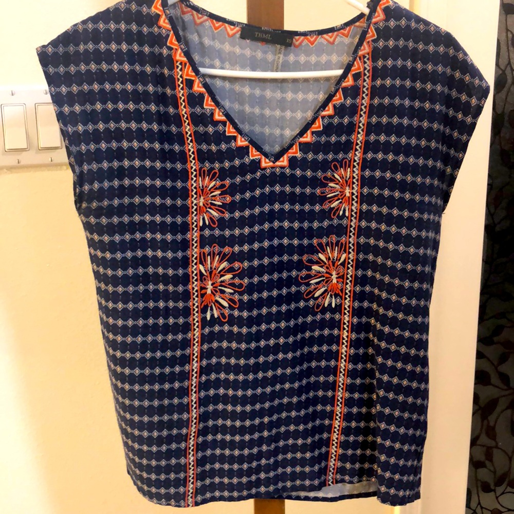 Patterned blouse